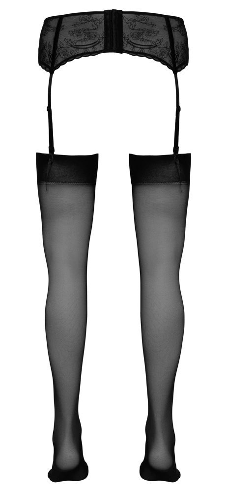 Cottelli Legwear Pończochy Klasyczne Czarne 20 den Gładkie do Pasa Cottelli Legwear Pończochy Klasyczne Czarne 20 den Gładkie do Pasa