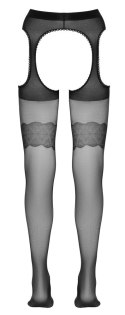 Cottelli Legwear Rajstopy z Wycięciami i Wzorem 20 den M czarne