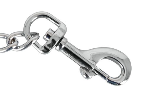 ZADO Srebrny Łańcuszek z Dwoma Karabińczykami 15 cm Metalowy ZADO Srebrny Łańcuszek z Dwoma Karabińczykami 15 cm Metalowy