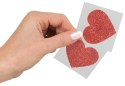 Cottelli Accessoires - Samoprzylepne Naklejki Serduszka Czerwone 1 para
