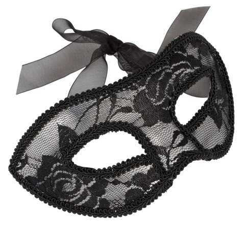 Cottelli Accessories Maska Koronkowa Czarna Regulowana Elegancka Cottelli Accessories Maska Koronkowa Czarna Regulowana Elegancka
