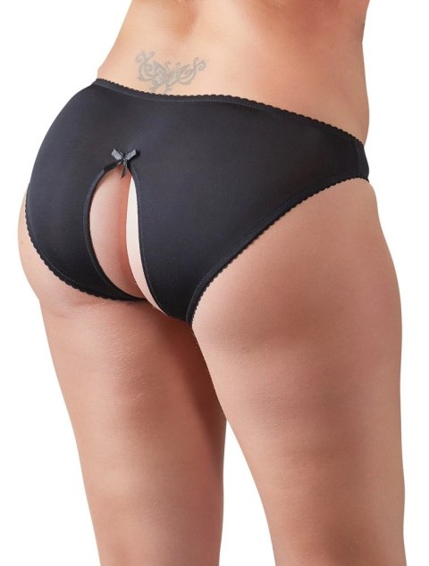 Cottelli CURVES figi damskie z koronką, kolor czarny, rozmiar 2XL Cottelli CURVES figi damskie z koronką, kolor czarny, rozmiar 2XL