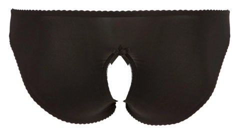 Cottelli CURVES figi damskie z koronką, kolor czarny, rozmiar 2XL Cottelli CURVES figi damskie z koronką, kolor czarny, rozmiar 2XL