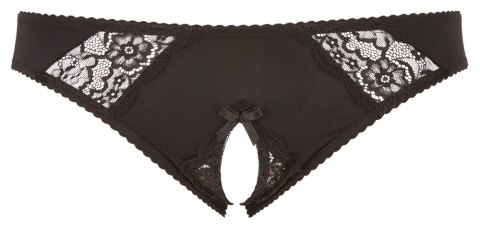 Cottelli Collection Curves figi z koronką bez części krokowej czarne 4XL Cottelli Collection Curves figi z koronką bez części krokowej czarne 4XL