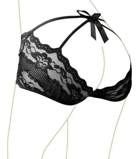 Cottelli Lingerie Koronkowe Majteczki z Kokardą Czarny L Cottelli Lingerie Koronkowe Majteczki z Kokardą Czarny L