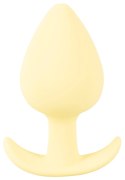 Cuties Korek Intymny Silikonowy Żołty 6,5 cm - Model Stożkowy Mini
