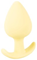 Cuties Korek Intymny Silikonowy Żołty 6,5 cm - Model Stożkowy Mini