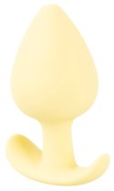 Cuties Korek Intymny Silikonowy Żołty 6,5 cm - Model Stożkowy Mini