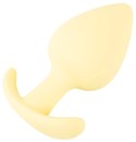 Cuties Korek Intymny Silikonowy Żołty 6,5 cm - Model Stożkowy Mini