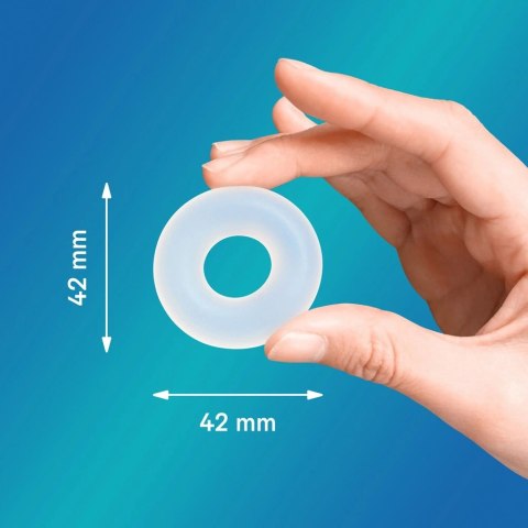 Durex Ring - Elastyczny silikonowy pierścień przezroczysty 1,6 cm Durex Ring - Elastyczny silikonowy pierścień przezroczysty 1,6 cm
