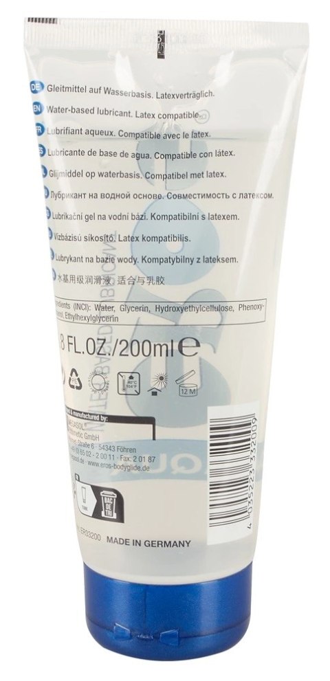EROS Aqua Żel Nawilżający Wodny Bezzapachowy 200ml EROS Aqua Żel Nawilżający Wodny Bezzapachowy 200ml