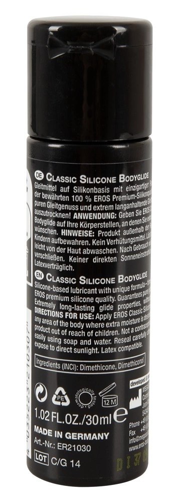 EROS Silikonowy żel intymny 30 ml - bezbarwny, delikatny, medyczny EROS Silikonowy żel intymny 30 ml - bezbarwny, delikatny, medyczny