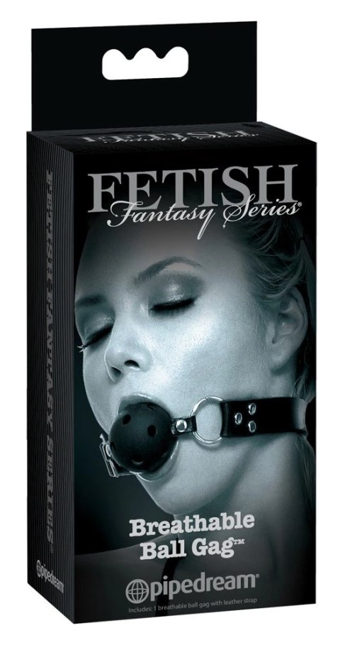 Fetish Fantasy Model kulowy z otworami - czarny, regulowany rozmiar