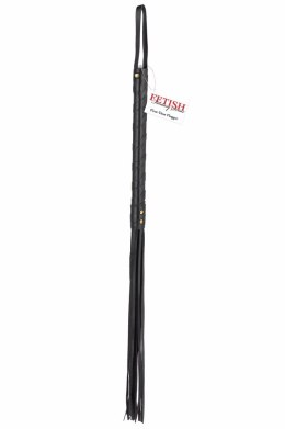 Fetish Fantasy Series Pejcz Czarny 63,5 cm imitacja skory lekki