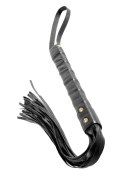 Fetish Fantasy Series Pejcz Skorzany Czarny z Paskiem 63,5 cm