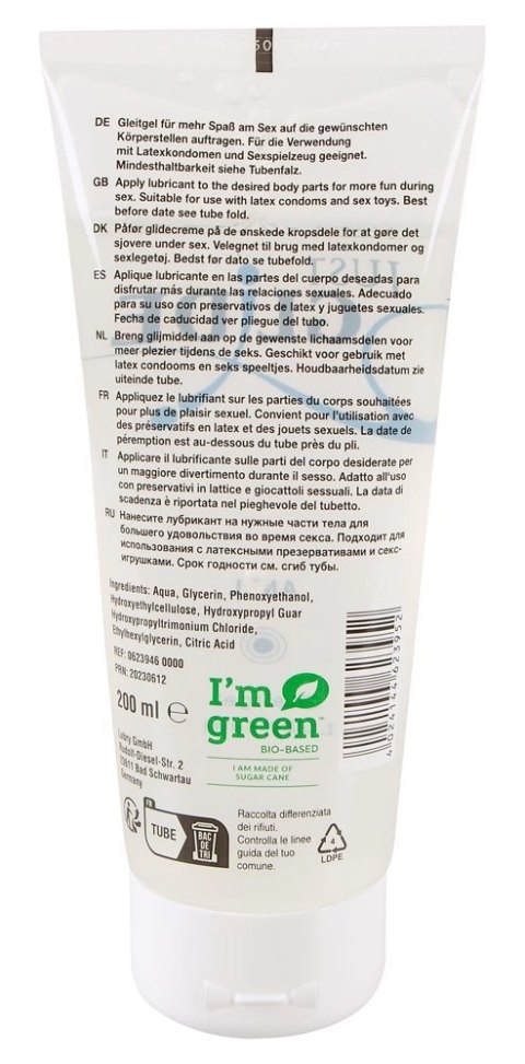 Just Glide Anal Lubrykant na bazie wody 200 ml - formuła wegańska Just Glide Anal Lubrykant na bazie wody 200 ml - formuła wegańska