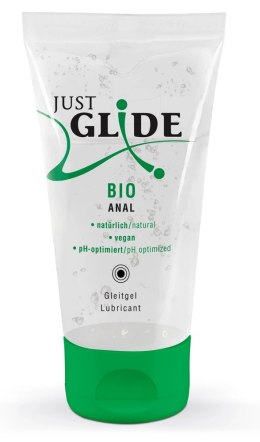 Just Glide Bio Anal Żel nawilżający wodny 50ml - formuła organiczna