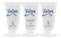 Just Glide Zestaw 3x50 ml - Lubrykanty wodne do skory wrażliwej i akcesoriow