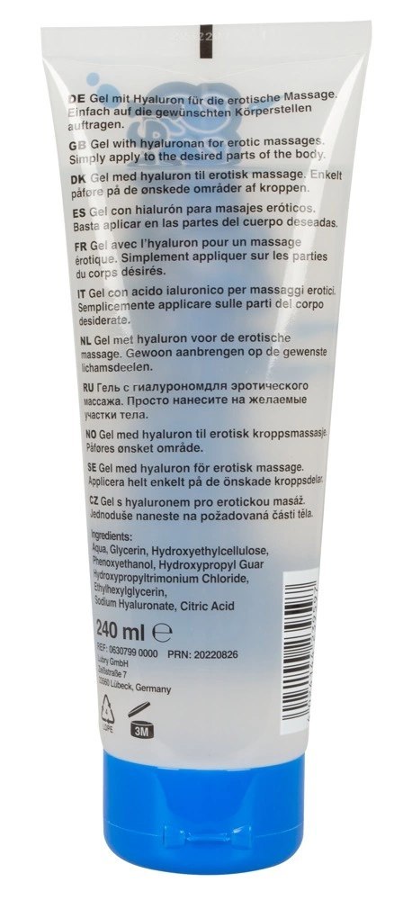 KlatschNass Żel masażowy na bazie wody hialuronowy 240 ml gęsty KlatschNass Żel masażowy na bazie wody hialuronowy 240 ml gęsty