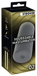 Stroker Handy Squeezable 02 - ręczna maszyna intymna, elastyczna, TPE, 15 cm