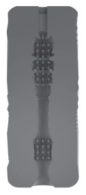 Stroker Handy Squeezable 02 - ręczna maszyna intymna, elastyczna, TPE, 15 cm