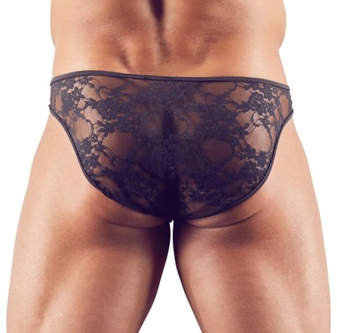 Svenjoyment Slipy Męskie XL Czarna Koronka Anatomiczny Kroj Svenjoyment Slipy Męskie XL Czarna Koronka Anatomiczny Kroj