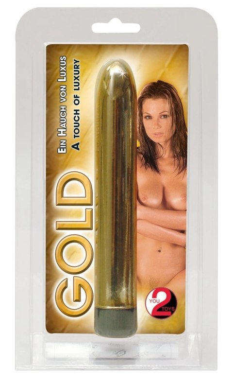 You2Toys Elegancki Model Złoty 17cm - Wibrator Precyzyjny ABS You2Toys Elegancki Model Złoty 17cm - Wibrator Precyzyjny ABS