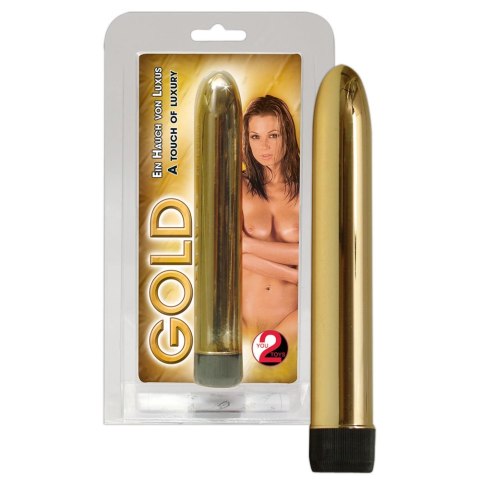 You2Toys Elegancki Model Złoty 17cm - Wibrator Precyzyjny ABS You2Toys Elegancki Model Złoty 17cm - Wibrator Precyzyjny ABS