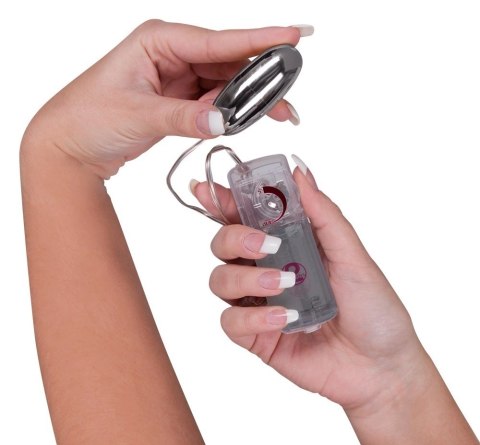You2Toys Jajko Wibrujące Srebrne z Panelem Sterowania ABS 6cm You2Toys Jajko Wibrujące Srebrne z Panelem Sterowania ABS 6cm
