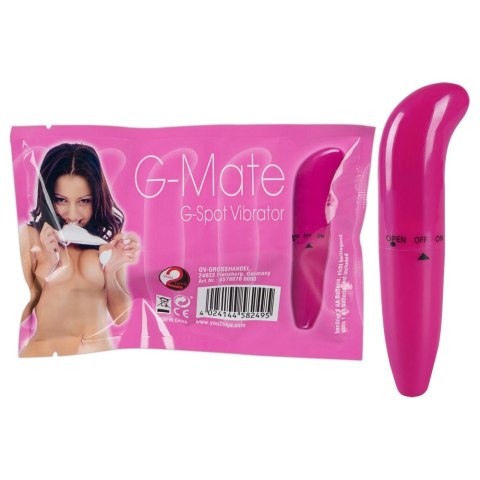 You2Toys Klasyczny stymulator G-spot magenta 15,5 cm You2Toys Klasyczny stymulator G-spot magenta 15,5 cm