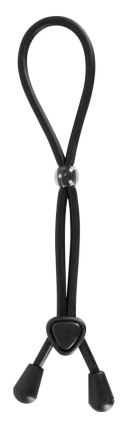 Bad Kitty Pierścień regulowany czarny - silikonowy system zaciskowy 38 cm