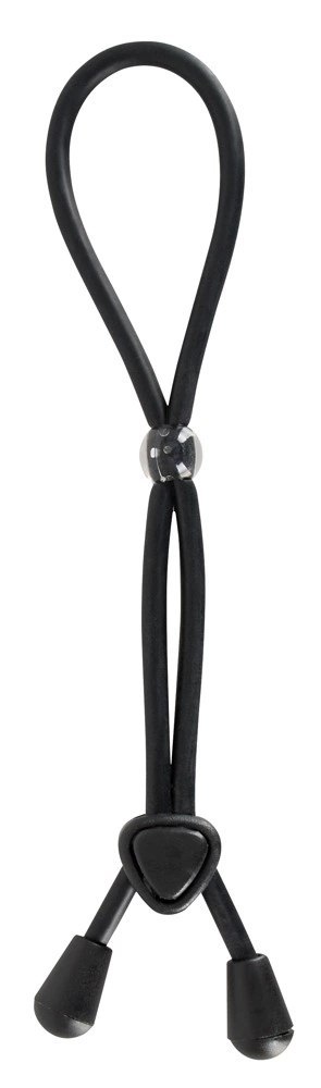 Bad Kitty Pierścień regulowany czarny - silikonowy system zaciskowy 38 cm Bad Kitty Pierścień regulowany czarny - silikonowy system zaciskowy 38 cm
