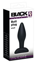 Black Velvets Korek Intymny Mały 9 cm Silikonowy Czarny