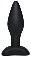 Black Velvets Korek Intymny Mały 9 cm Silikonowy Czarny