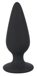 Black Velvets Plug stożkowy silikonowy mały 7,8 cm czarny 40 g