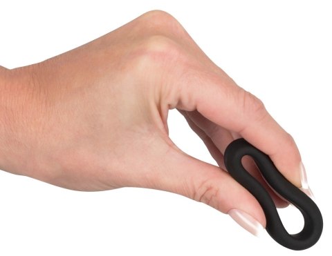 Black Velvets silikonowy pierścień anatomiczny 3,2 cm czarny Black Velvets silikonowy pierścień anatomiczny 3,2 cm czarny