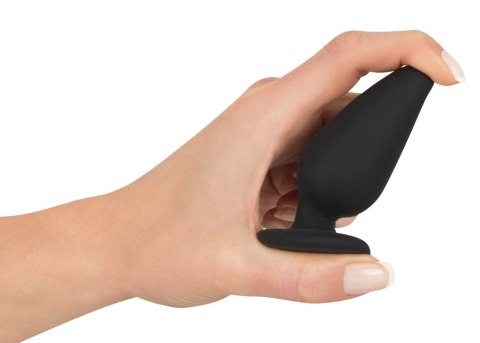 Black Velvets stożkowy korek anatomiczny średni 8,9cm czarny ciężki Black Velvets stożkowy korek anatomiczny średni 8,9cm czarny ciężki