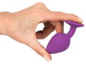 Colorful Joy Korek dekoracyjny z kamieniem fioletowy silikon 8 cm