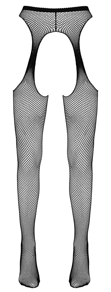 Cottelli Legwear Rajstopy Kabaretki z Pasem Do Pończoch Czarny S/M Cottelli Legwear Rajstopy Kabaretki z Pasem Do Pończoch Czarny S/M