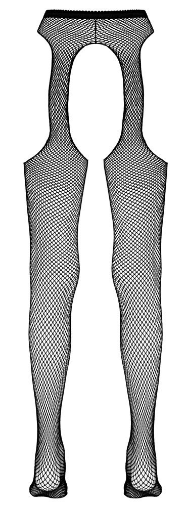 Cottelli Legwear Rajstopy Kabaretki z Pasem Do Pończoch Czarny S/M Cottelli Legwear Rajstopy Kabaretki z Pasem Do Pończoch Czarny S/M