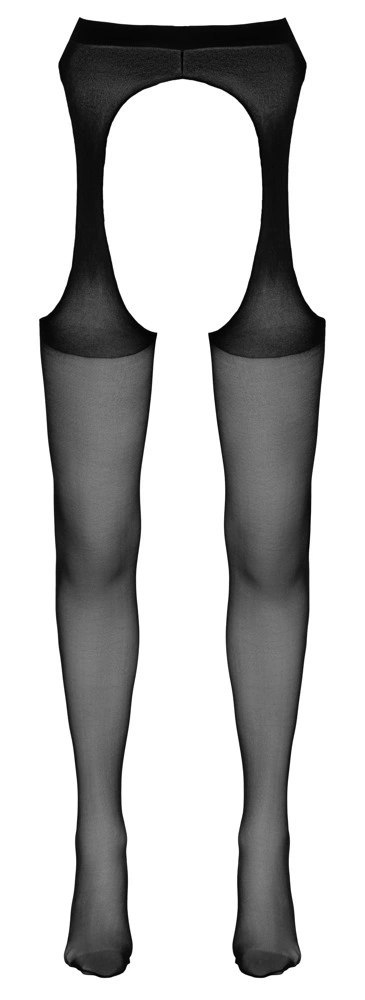 Cottelli Legwear rajstopy imitujące pas do pończoch czarne S/M Cottelli Legwear rajstopy imitujące pas do pończoch czarne S/M