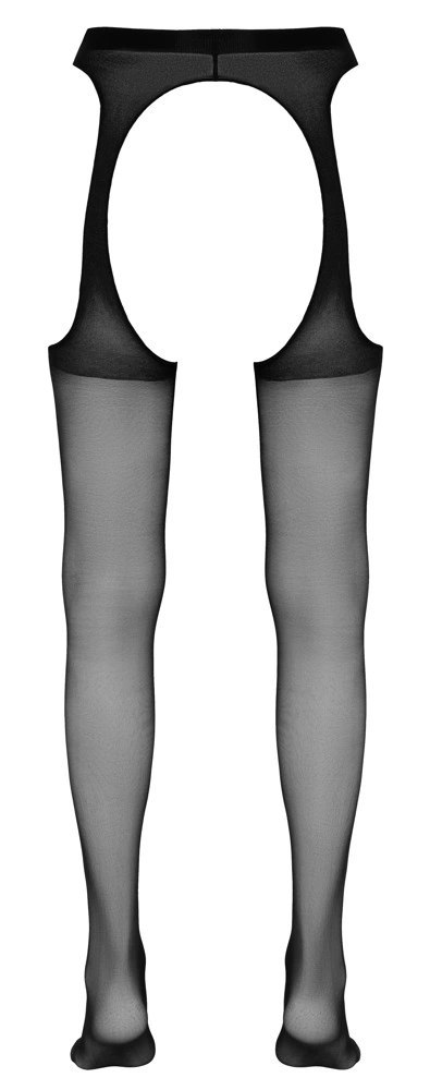 Cottelli Legwear rajstopy imitujące pas do pończoch czarne S/M Cottelli Legwear rajstopy imitujące pas do pończoch czarne S/M