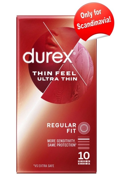 Durex Feel Thin – Prezerwatywy Wyjątkowo Cienkie 10 szt. | Naturalne Odczucia + Niezawodna Ochrona Durex Feel Thin – Prezerwatywy Wyjątkowo Cienkie 10 szt. | Naturalne Odczucia + Niezawodna Ochrona