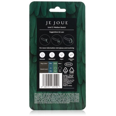 Je Joue Silicone C-Ring Medium Stretch Green - elastyczny pierścień silikonowy Je Joue Silicone C-Ring Medium Stretch Green - elastyczny pierścień silikonowy
