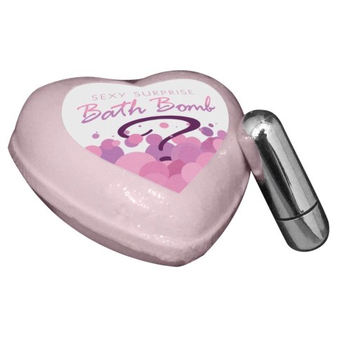 Kheper Games Bath Bomb serce z kapsułą wibracyjną truskawka-szampan Kheper Games Bath Bomb serce z kapsułą wibracyjną truskawka-szampan
