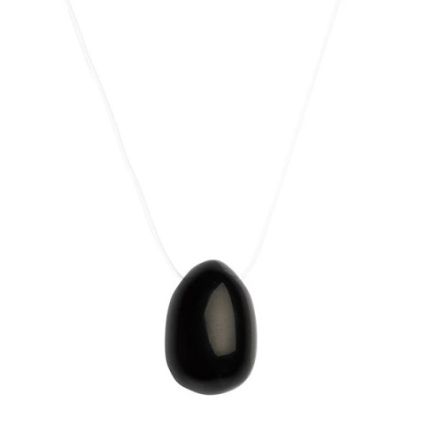 La Gemmes Yoni Egg Black Obsidian S - naturalna kulka do ćwiczeń mięśni La Gemmes Yoni Egg Black Obsidian S - naturalna kulka do ćwiczeń mięśni