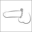 NMC - Pierścień silikonowy z metalowymi kulkami, elastyczny 2,5 cm