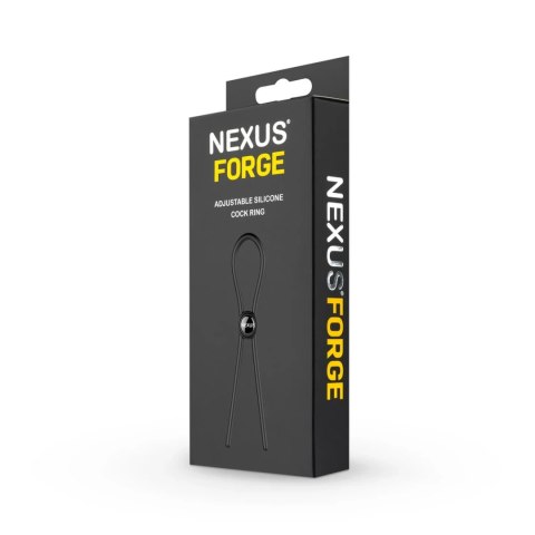Nexus Forge regulowany pierścień silikonowy Lasso czarny Nexus Forge regulowany pierścień silikonowy Lasso czarny