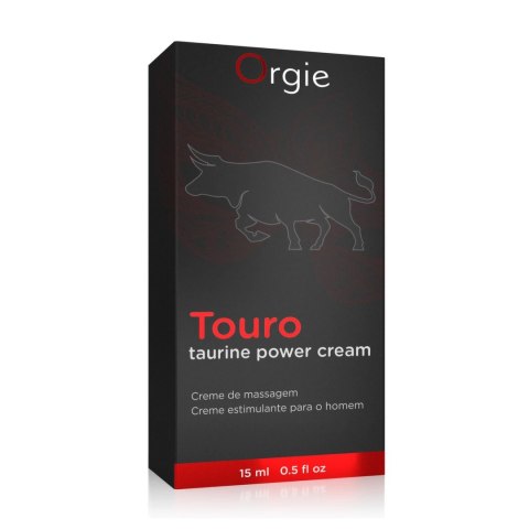 Orgie Touro Cream z tauryną, ginkgo i żeń-szeniem 15 ml Orgie Touro Cream z tauryną, ginkgo i żeń-szeniem 15 ml