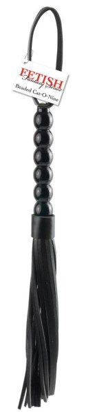 Pipedream Fetish Fantasy Series czarny pejcz do technik bondage 22cm
